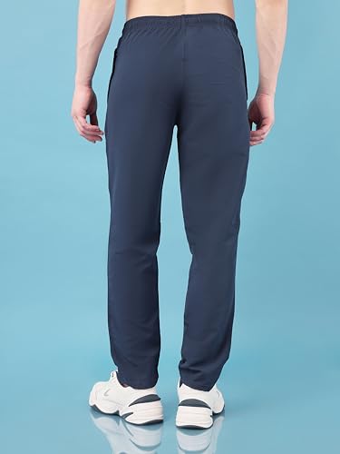 Image of TECHNOSPORT Men's Relaxed Fit Joggers with Zip Pockets, TECHNOLITE Quick Dry Stretchable Lightweight Track Pants for Gym Running and Casual Wear