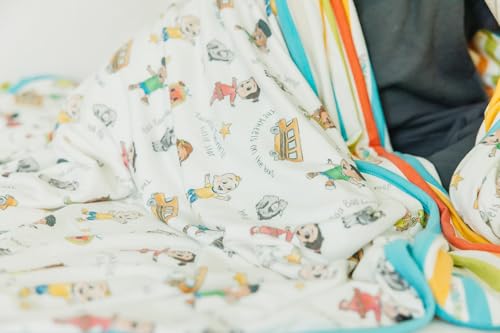 Image of Copper Pearl Jumbo 3-Layer Baby Blanket: Soft Baby Quilts for Boys and Girls | Breathable, Cozy, Toddler Blanket | Baby Quilt for Newborns | 60x72 Premium Material | CoComelon Friends