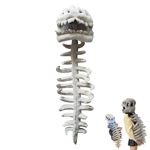 Dino Skeleton Plush Soft Costume for Halloween and Daily Wear 80cm