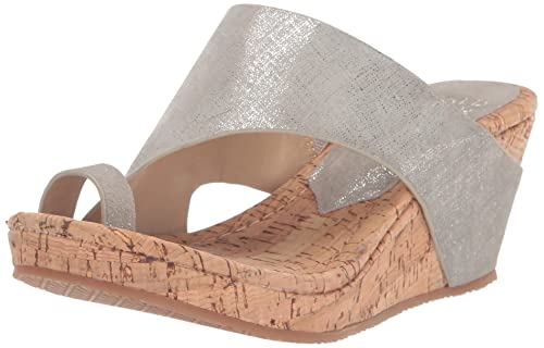 Donald Pliner Women's Gyer Wedge Sandals, Comfortable, Cute, & Classy Slip-On Heeled Dress Sandals for Women, Casual Ladies Beach Shoes for Everyday, Errands, Events