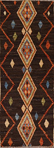 RugSource Modern Collection, 9 Ft Runner Runner Rug, Hand Knotted