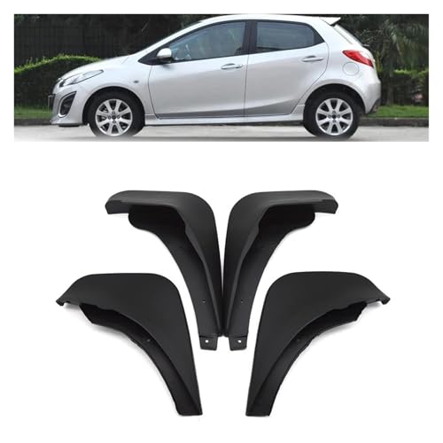 Salpicaderas para Mazda 2 Demio con protección activa delantera y trasera 7