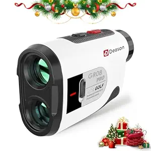 Golf Rangefinder with Slope,1300 Yards Laser Rangefinder,7X Magnification, Rechargeable Range Finders Golfing with Flag Lock Vibration,Speed Mode for Hunting Shooting as Thanksgiving Day Gift (White)