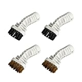 Rasierpinsel aus Kunststoff und Rasierpinsel aus Metall für AENO Dampfreiniger CM1