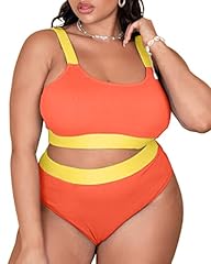 Orange/Yellow Sporty Bikini Set