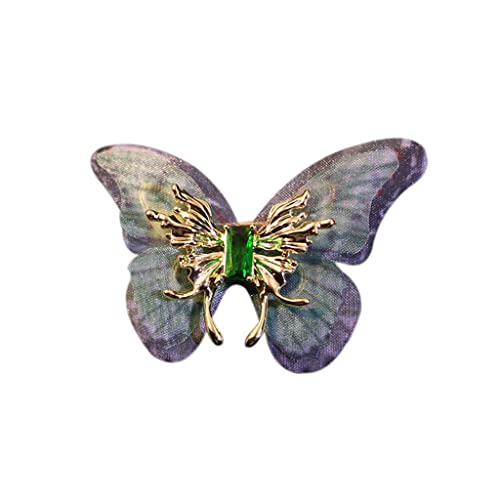 Brooche femme papillon en dentelle fait main un bijou chic et polyvalent