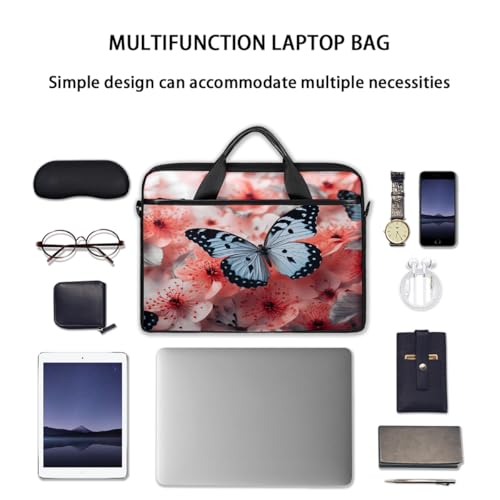 Funda para portátil floral con asas 15 pulgadas miniatura 7
