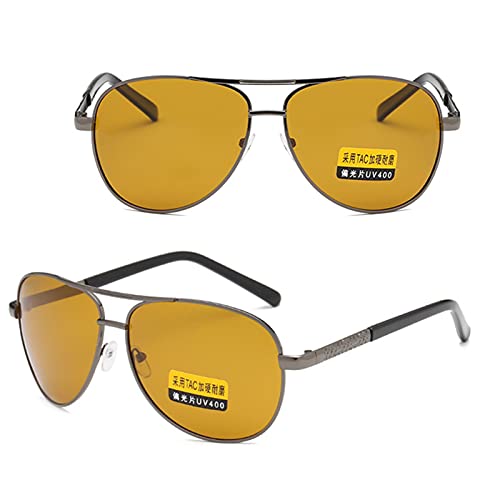 Polarized Sunglasses For Men and Women Metal Frame Driving Sun Glasses 100% UV Blocking3