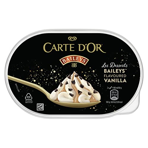 Carte D'Or Les Desserts Helado Tarrina Baileys Flavoured Vainilla 900mL