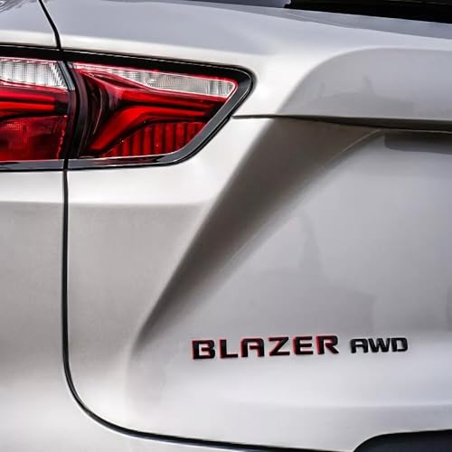 Emblema 3D de repuesto línea roja para Blazer 19-23 pulgadas 4