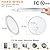 DINGLILIGHTING 19 Inch Modern Dimmable Led Flush Mount Ceiling Light with Remote Control, 48W Round Close to Ceiling Lights Fixture for Bedroom Living Room Dining Room, Timing, 3 CCT, UL Listed
