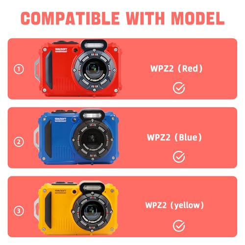 Funda protectora para cámara Kodak PIXPRO WPZ2 negra miniatura 3