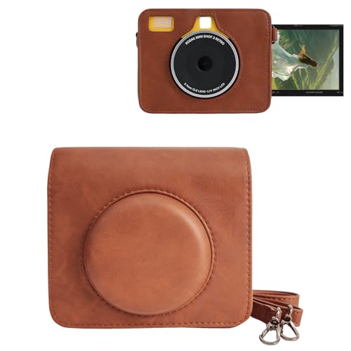 Funda para cámara Kodak Mini Shot 3 Retro C300R en marrón