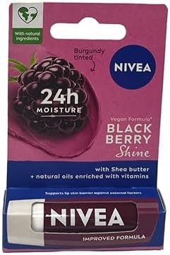 NIVEA Blackberry Shine Nourishing Lipstick 4.8g
