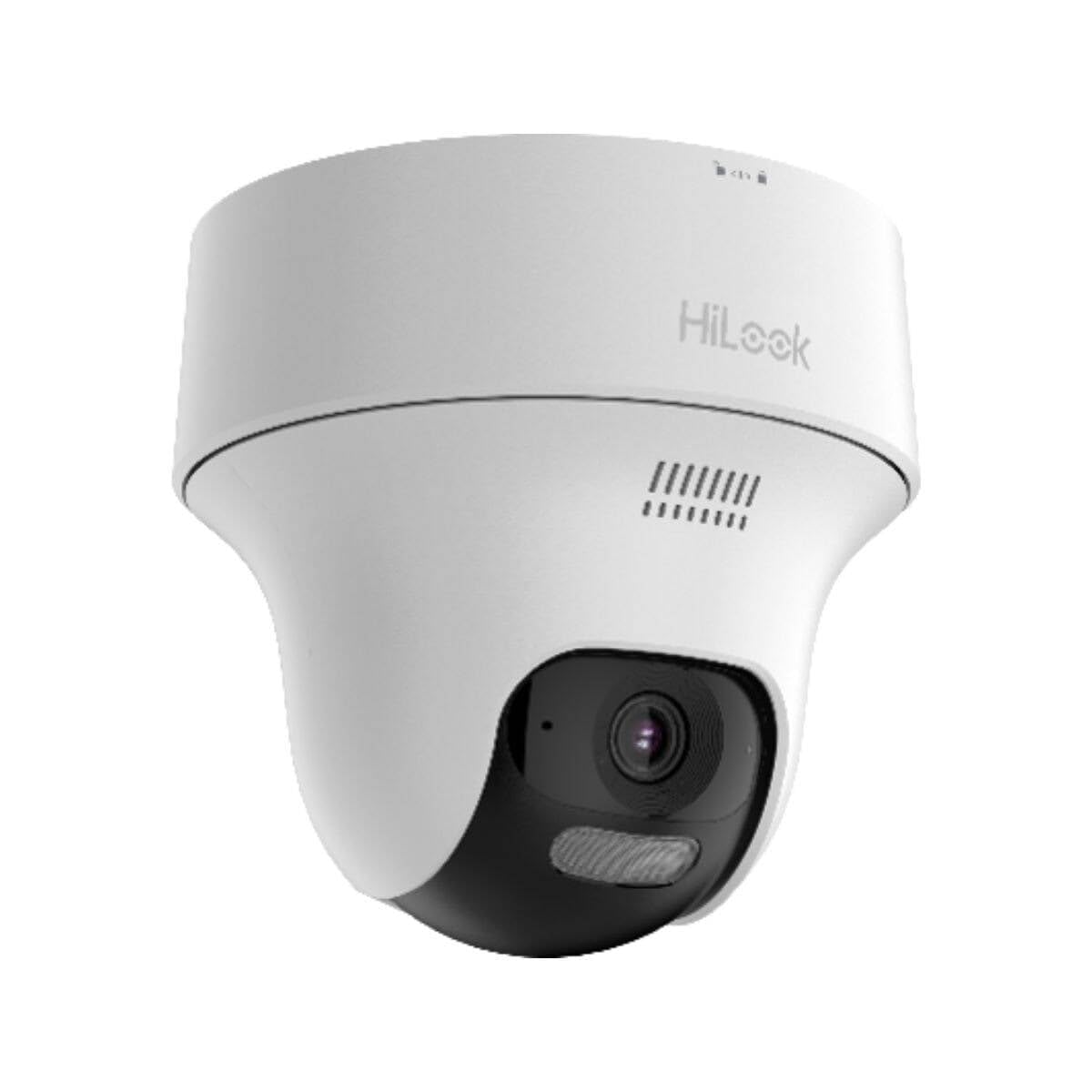 HiLook WiFi zewnętrzna kamera monitorująca, 4 MP, PT noktowizor, dwukierunkowy dźwięk | Kamera rozszerzająca do systemu EasyLink, sterowanie aplikacją, oddzielna karta pamięci i elastyczne obszary zewnętrzne