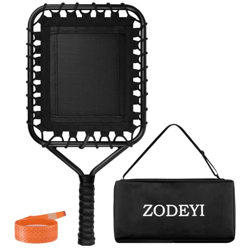 Baseball Racket for Fly Balls, Grounders, and Line Drives - Softball/Baseball Fungo Bat for Coaches and Parents to Help with Auxiliary Training - Attach a Racket Bag and Winding Tape(Black)