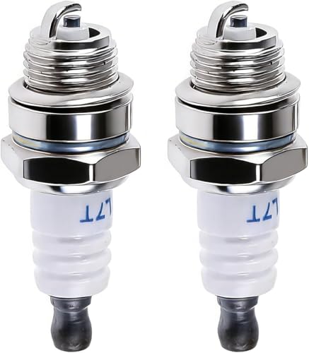 Image of L7T Spark Plug Replacement, 2 Stroke Engine Spark Plug for Lawn Mower, Strimmer, Chainsaw & Hedge Trimmer, BM6A Compatible Small Engine Ignition Plug, Garden Tool Repair Parts, 2 Pack