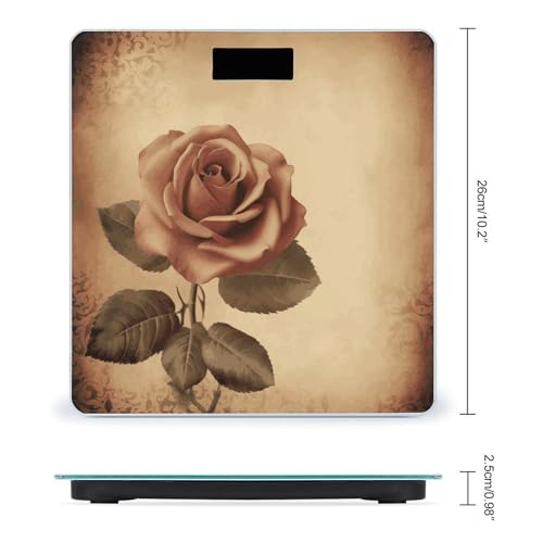 Balanza digital para baño con plataforma de vidrio templado miniatura 2