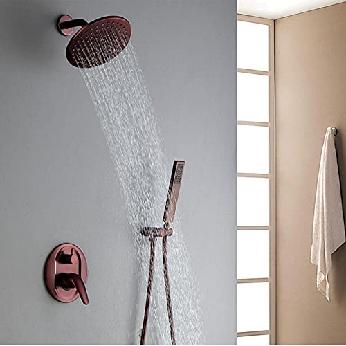 Système de douche mural avec pommeau pluie 8 pouces pour spa à la maison