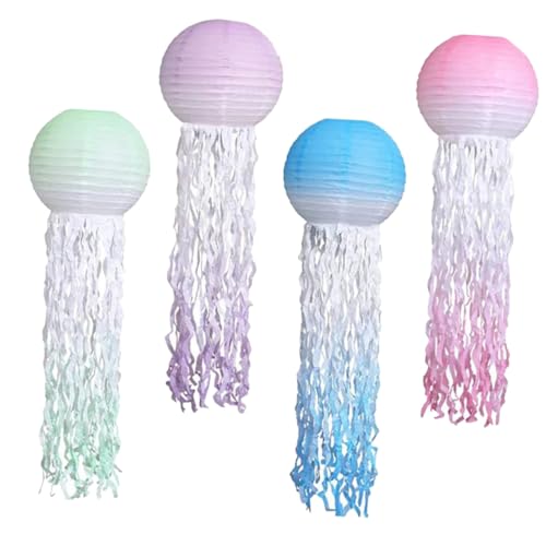 HANABASS �}�[���C�h�p�[�e�B�[���� �O���f�[�V�����J���[�̃N���Q�� �a���� ������ �����O�����p�y�[�p�[�����^�� 4�Z�b�g