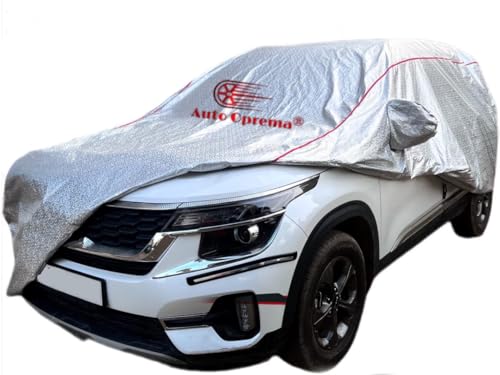 Image of Auto Oprema (Awarded AS INDIA'S Rising Star 2024) Waterproof and Magic Silver with Mirror Car Body Cover with Soft Cotton Lining, Triple Stitched for Mahindra Bolero Camper 4WD PS BS3