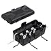 Produktbild RISEMART extra große kabelbox (26.1 * 15 * 9.4cm), IP54 wasserdicht 6 Kabeleingänge und -ausgänge Outdoor kabel safe box, Timer-Steckdose, Polypropylen, (schwarz)