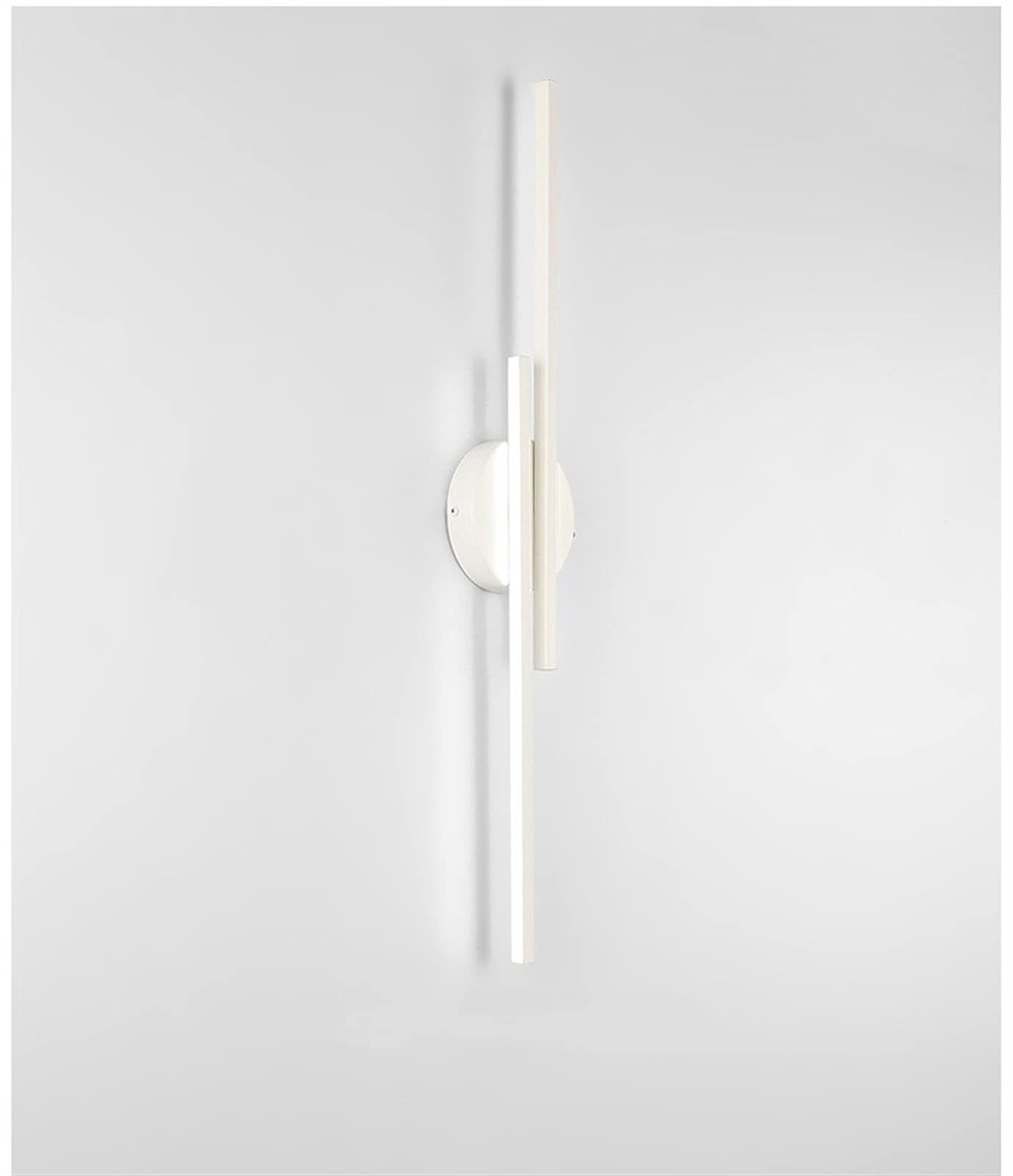 Lámpara de pared de línea moderna LED en aluminio lacado con luz suave de 55cm