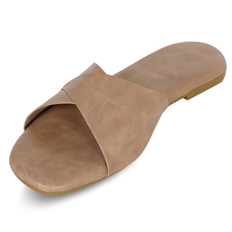 Image of DFR Women Casual Cushioned Flat Slippers Woman