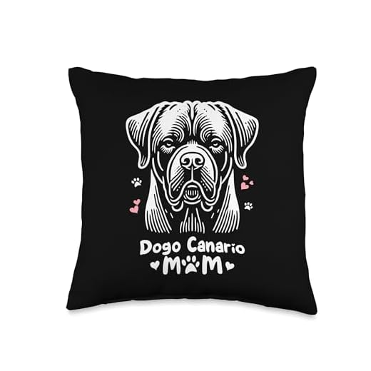 Dogo Canario Presa Canario Throw Pillow