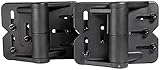 Nationwide Industries CornerStone Self-Closing Hinge, Adjustable Nylon - Self Drilling, Black