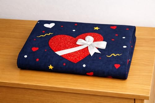 Image of DECORUM Glace Cotton Single Bedsheet with 1 Pillow Cover | Soft, Durable, Lightweight & Skin-Friendly Fabric| Suitable for Single /Diwan Bed Size
