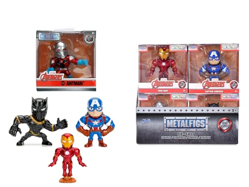 Jada Toys - Figurines Avengers Single Pack de 6,9 cm, 4 Assorties