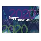 New Year Greeting Card N9002. A modern, striking design with a 