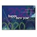 New Year Greeting Card N9002. A modern, striking design with a "happy new year" message and the 2016 shown multiple times. A boxed set of 25 cards and 26 envelopes with silver-foil lining. Perfect for personal or business use.