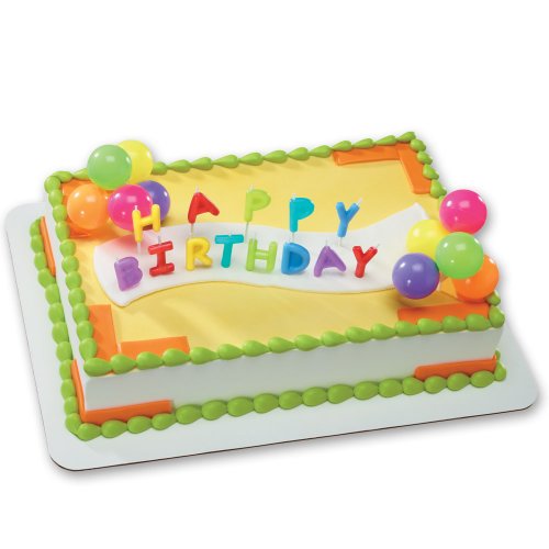 Happy Birthday Candles - Neon