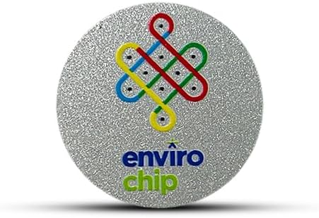 Envirochip - for Mobile Phone | Clinically Tested | Reduces Stress | Improves Heart and Brain Health | Kolum Spiral Design - Silver