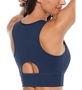 nine bull Sports Bras for Women High Impact Sports Bra - Removable Padded Yoga Racerback Bra Work...