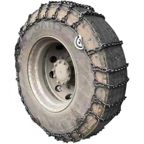 YAGOLD Tire Traction-2pcs Snow Chains for Semi Trucks Snow Chains for Tires Universal Metal Tire Chains for SUV Trucks Pickup Trucks Semi Trucks Van Trucks ATV Light Truck 285/80R22.5 9mm 315/70R22.5