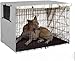 pisipe 犬 ケージカバー ペットサークルカバー 屋内と屋外 防水性と耐久性 犬 ケージ 風防 犬猫用 防音 虫よけ 風よけ 日よけ 雨よけ 雪よけ 収納便利 カバー