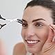 2 Stück Augenbrauenschere Mit Kamm,Trimming Augenbrauentrimmer Dame,Eyebrow Scissors Beauty,Schere Zum Trimmen Der Augenbrauen Edelstahl Professionelle (Schwarz)