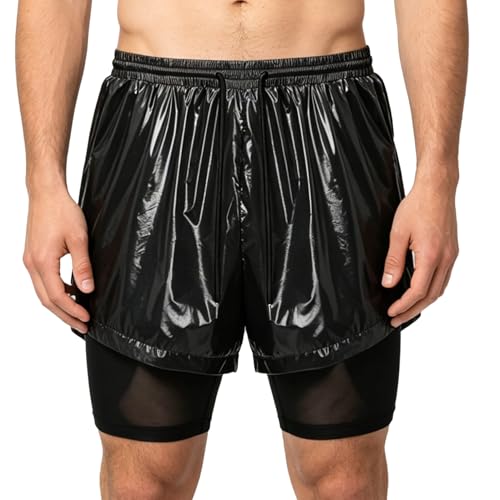 Short de course homme avec jupette intégrée pour vos séances intensives de gym