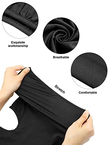18 Pcs Ski Mask For Men Full Face Mask Balaclava Hood Shiesty Mask Neck Motorcycle Face Coverings For Men Women (Black) #TOP2