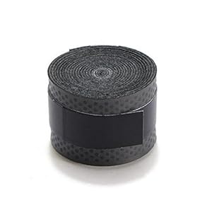 NiceButy rutschhemmendes Griffband für Tennisschläger, Badmintonschläger, Übergriffband, Schweißband, schwarz