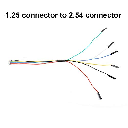 Elechawk 125-245CABLE 9 Pcs 1.25Mm To 2.54Mm Pitch Dupont Adapter Cable Wire Compatible thumb #2