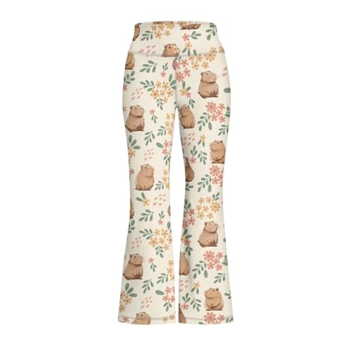 Girls Flare Leggings Yoga Pants Size 5-14 Years