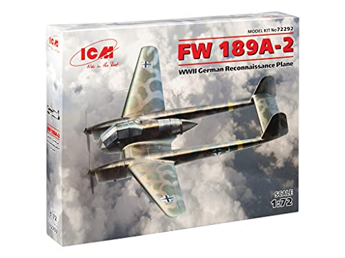 Fw189 a 2 ICM 72292 avion miniature plastique à peindre et coller pour modéliste