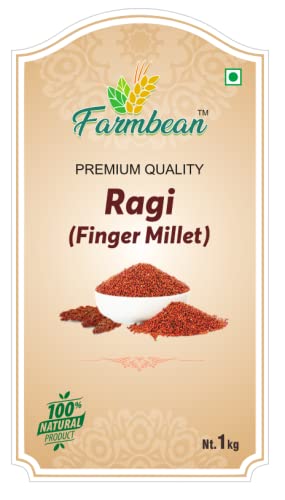 Farmbean Whole Ragi | Finger Millet | Ragulu| Nachani 1 kg.