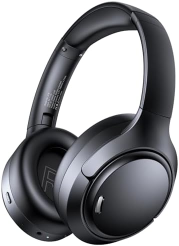 Hybrid Active Noise Cancelling Bluetooth 6.0 Headphones 120H Play...