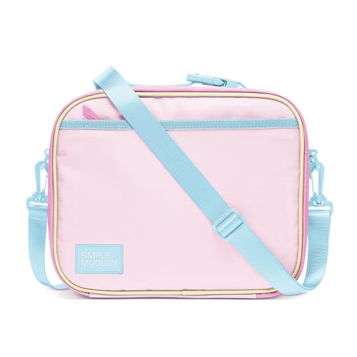 Image of Simple Modern Hadley Lunch Box with Shoulder Strap | Kids & Adults | Insulated Bag with Pockets for Women, Men, Girls, Boys