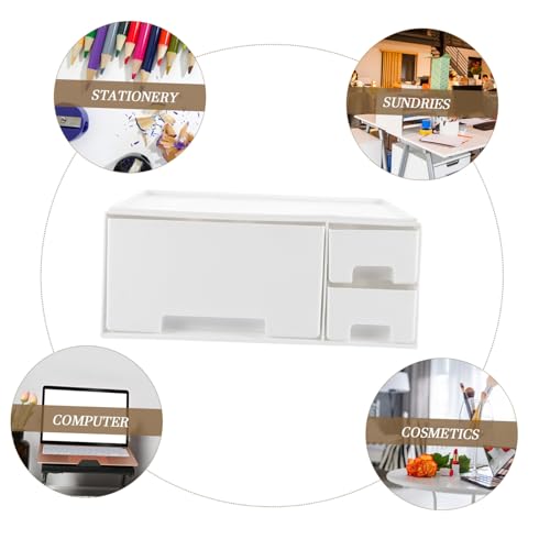 Support moniteur bureau blanc au design simple et sécurisé - 7
